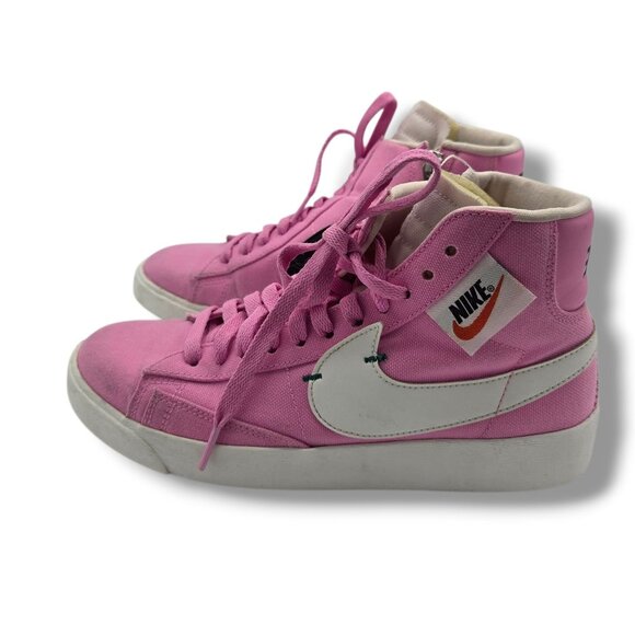 Nike Blazer Rebel Mid Sneakers Womens 7 Pink Skateboard BQ4022-602 - Picture 5 of 9